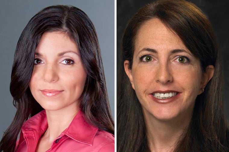 Carolina Cabrera DiGiorgio (left) and Stacy L. Asbell.