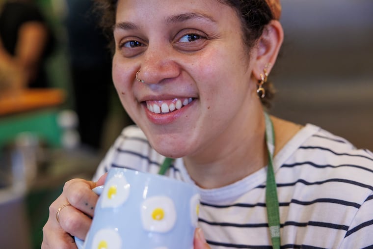 Ashley Huston, owner of Dreamworld Bakes, 2400 Coral St, Philadelphia, Thursday, August 21, 2025.