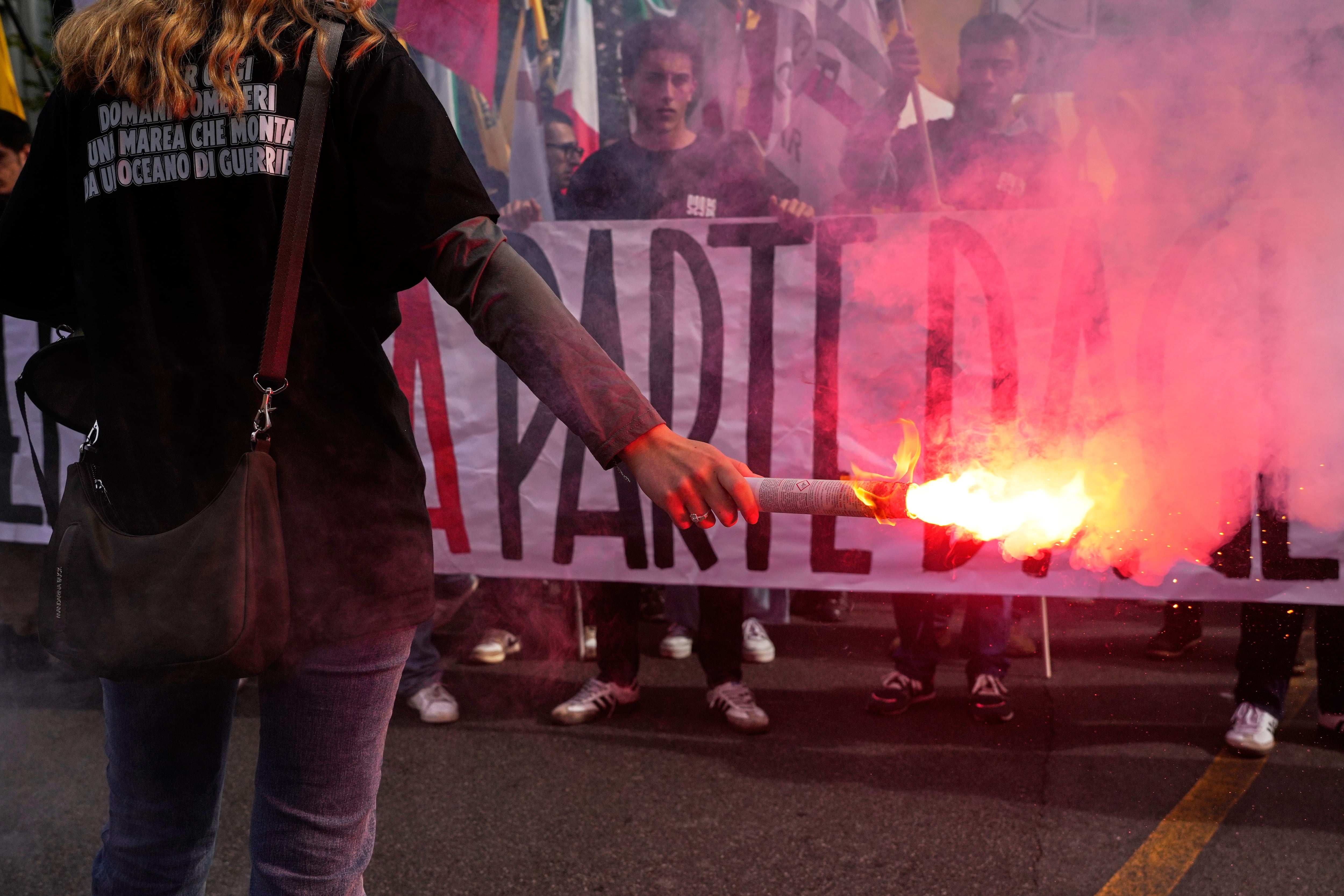 Hundreds Of Soldiers Deployed To Milan Amid Protests Across European Cities