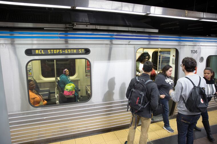 Septa subway trains are running again at 8th and Market Streets, in Philadelphia, Monday, Nov. 7, 2016.