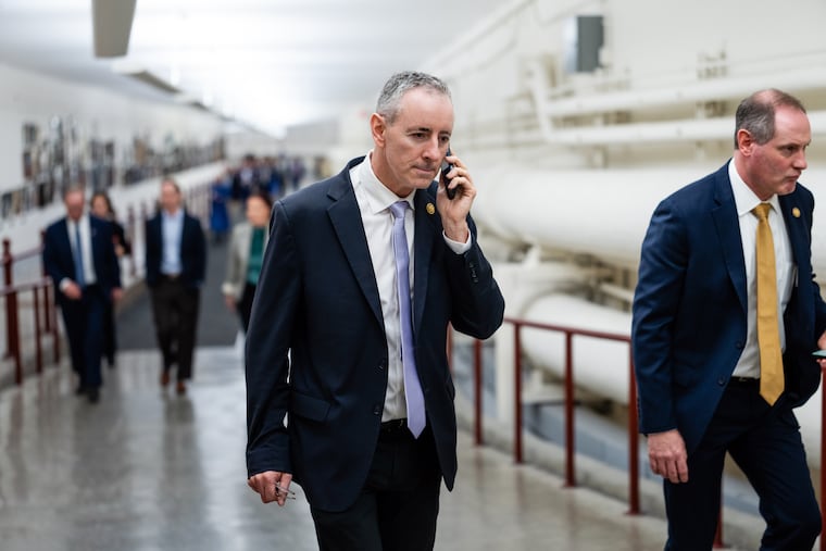 U.S. Rep. Brian Fitzpatrick (R-Pa.) at the Capitol in Washington on March 5, 2026.