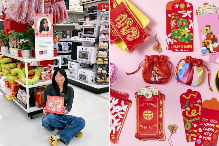 Katie Mai, 25, a Vietnamese American illustrator living in Fishtown, is the artist behind Target's Lunar New Year collection this year.