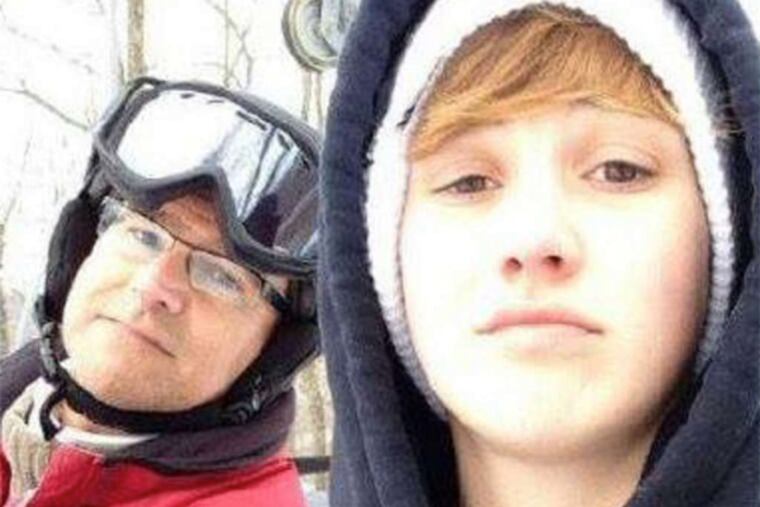 Alissa Giandonato , 20, and her father, Joe, in their last photo together, in March 2014. She died two months later.