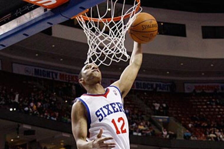 Evan Turner is one of 11 Sixers that are currently under contract. (Matt Slocum/AP)