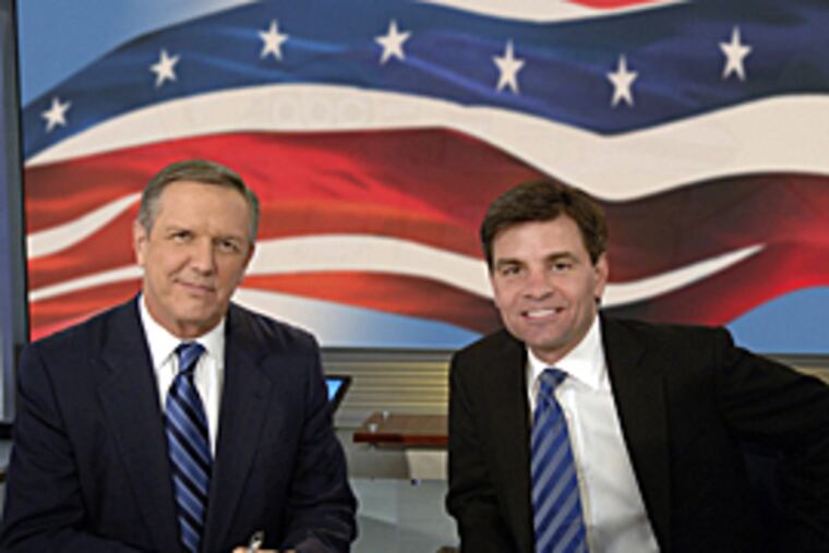 Charles Gibson and George Stephanopoulos moderated the debate at the National Constitution Center for ABC News.