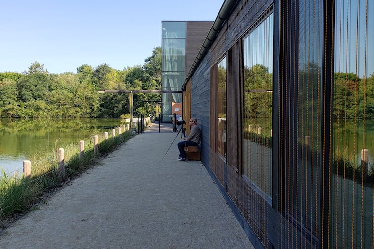 The Discovery Center at the old reservoir in Fairmount Park is Philadelphia's first bird-friendly building design.
