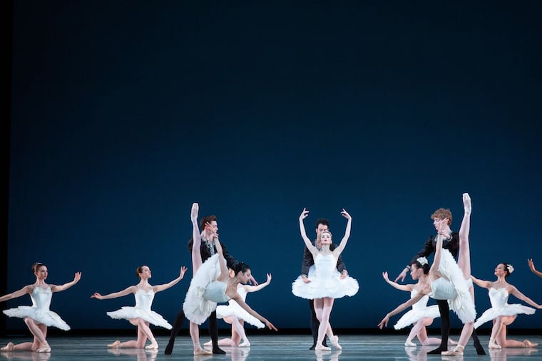 Philadelphia Ballet in George Balanchine's "Symphony in C."