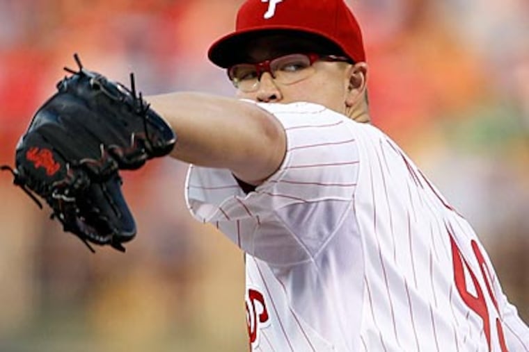 Vance Worley has been a pleasant surprise for the Phillies with an 8-1 record and 2.85 ERA. (Yong Kim/Staff Photographer)