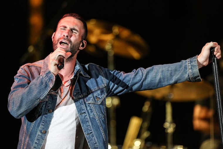 Adam Levine of Maroon 5.
