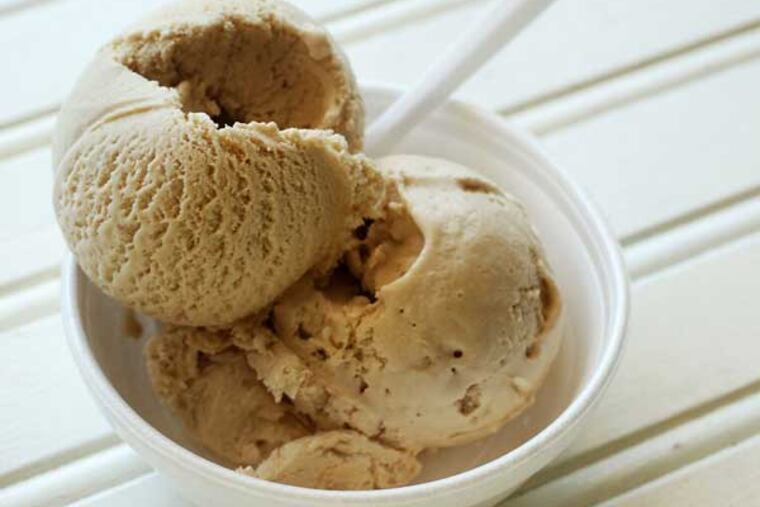 Graham cracker ice cream at Brown Chicken Brown Cow. (MICHAEL BRYANT / Staff Photographer)