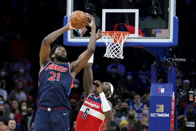 Joel Embiid is such a strong MVP candidate partly because he's doing all this while getting less help from his supporting cast.