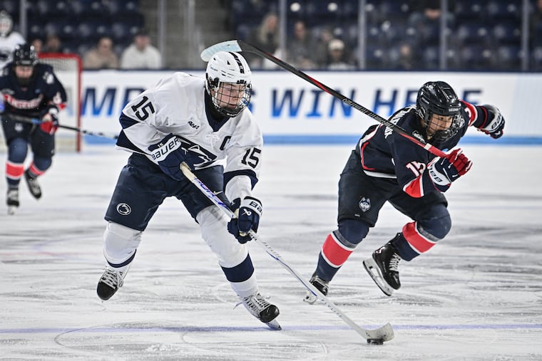 Tessa Janecke and the Nittany Lions will play in their first Frozen Four this weekend on home ice at Pegula Ice Arena.
