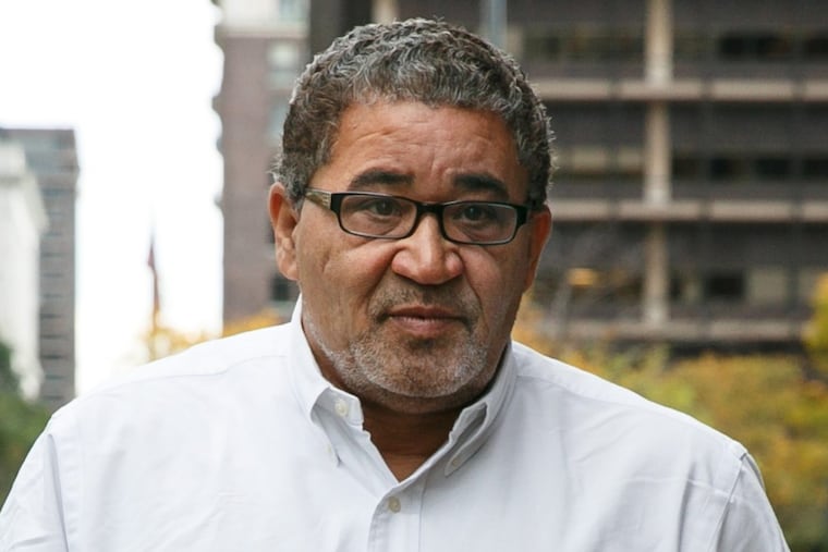 Donald “D.A.” Jones pleaded guilty Monday to federal conspiracy charges in Springfield, Mo. He is pictured here leaving federal court in Philadelphia in October after his arraignment in a separate case involving $90,000 U.S. Rep. Bob Brady’s campaign made to pay a primary challenger to drop out of a 2012 race.