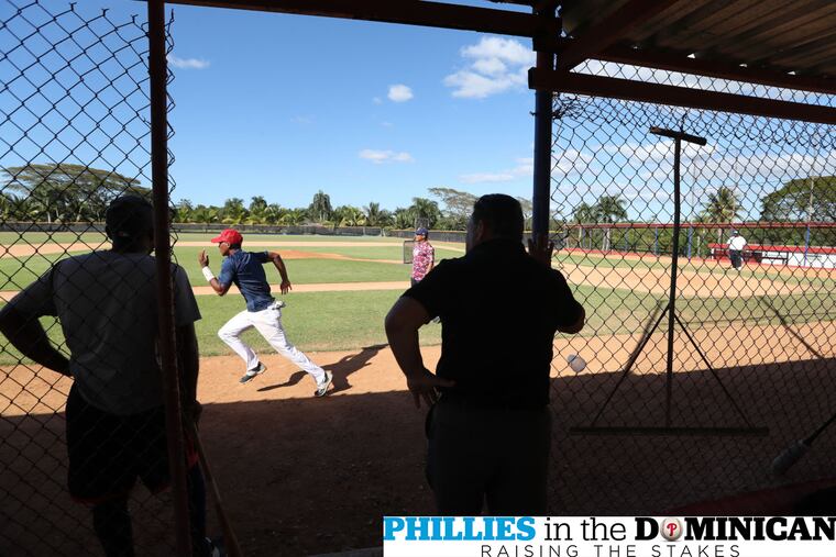 Scouting director Sal Agostinelli in Santo Domingo Wednesday Jan. 18 , 2017.