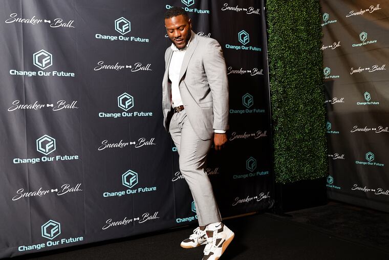 Indianapolis Colts linebacker Zaire Franklin attends Rodney McLeod's fourth annual Sneaker Ball, through the Change Our Future foundation at Vie by Cescaphe on Thursday, June 20, 2024.