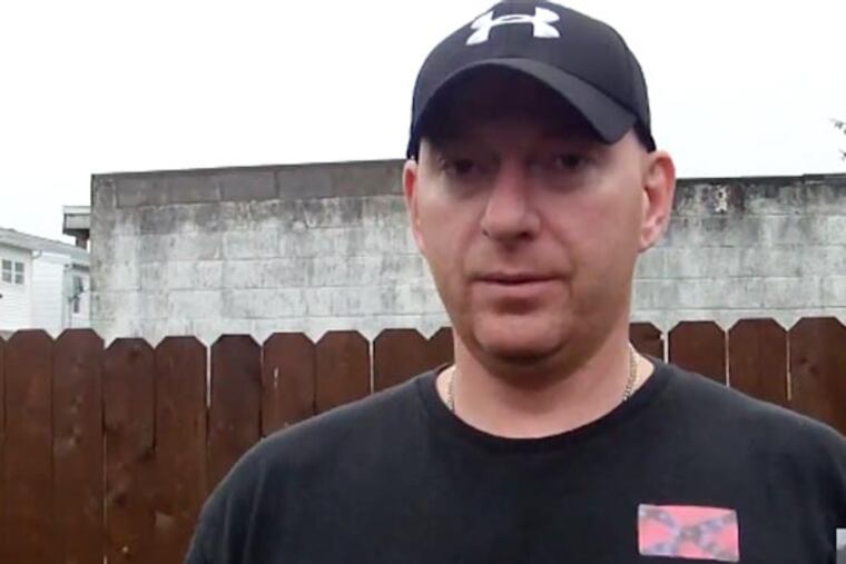 Mark Kessler, the one-man police force of tiny Gilberton Borough in Schuylkill County, told the Standard-Speaker newspaper of nearby Hazleton that he is within his constitutional rights in the videos and he obeys the constitution as a police chief. (YouTube)