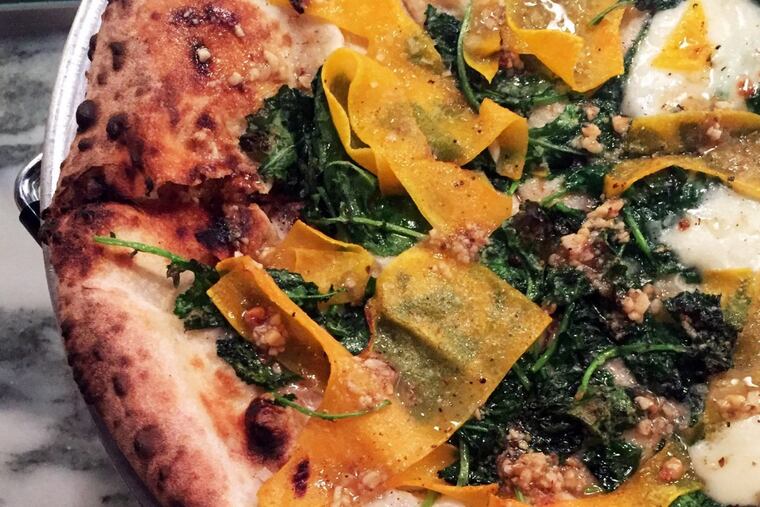 Zucca pizza from Pizzeria Vetri.