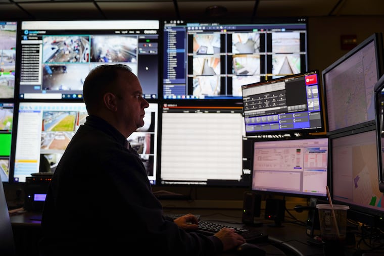 William McNeil, a 911 dispatcher, works at the Delaware County Emergency Services Center. The county's emergency radio system will get a massive overhaul over the next three years.