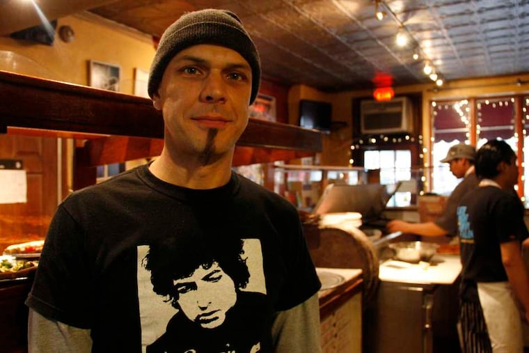 Frank Maimone at Rustica, his Northern Liberties pizzeria, in 2012.