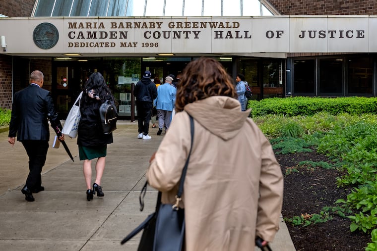 The Maria Barnaby Greenwald Camden County Hall of Justice in Camden May 22, 2025.