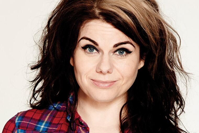 English writer Caitlin Moran stands at the intersection of worthwhile ideas and standup comedy. (MARK HARRISON @ Lucid Representation)