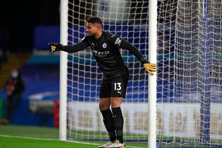 Downingtown's Zack Steffen made his English Premier League debut in Manchester City's 3-1 win over Chelsea on Sunday.