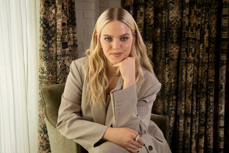 Renee Rapp, former star in Broadway's "Mean Girls" as Regina George, is launching her debut full-length album "Snow Angel" in August. She is performing at the Fillmore on Oct. 24 Photo by Andy Kropa/Invision/AP