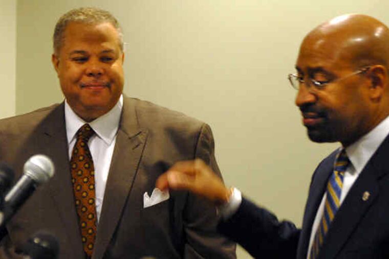 Calling him "a great public servant," Mayor Nutter announced his backingof Democratic State Sen. Anthony Hardy Williams for governor.