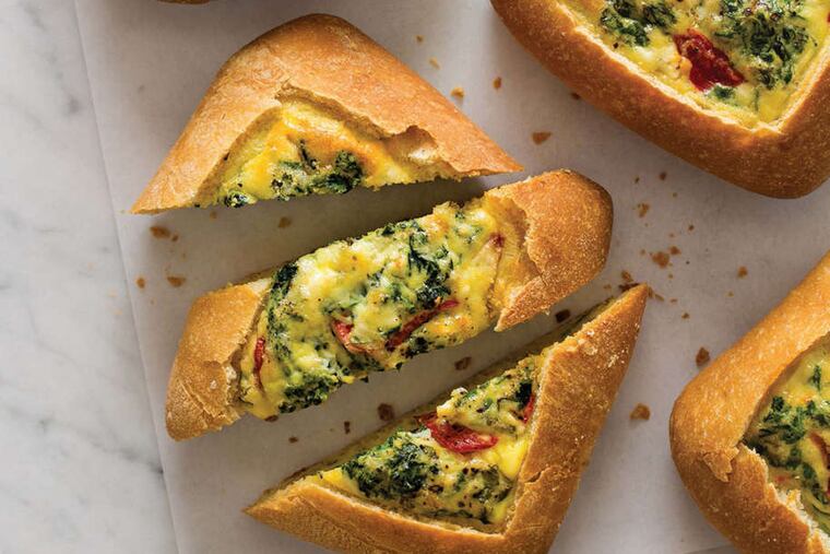 Mediterranean egg boats from "The Perfect Egg." ( Photo by Teri Lyn Fisher )