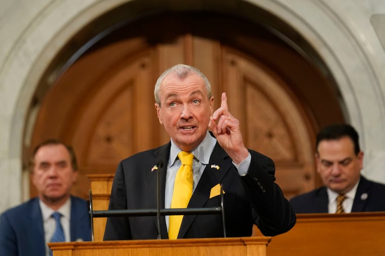 File photo: New Jersey Gov. Phil Murphy speaks during his budget address in Trenton on March 8.