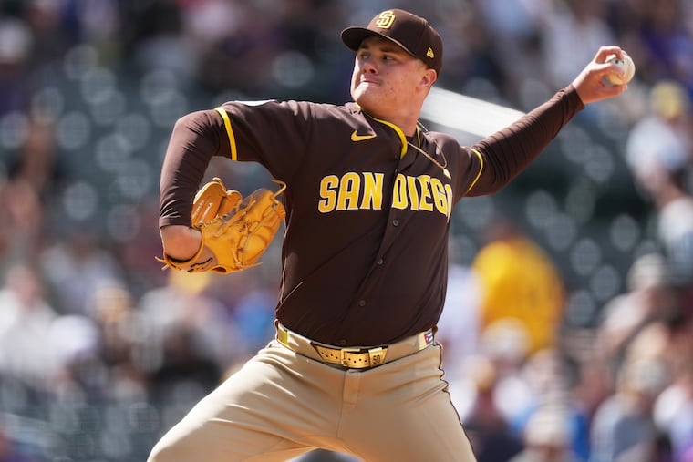 The thought of running through the Dodgers’ gauntlet of left-handed hitters has made Padres lefty reliever Adrian Morejon a popular target in trade talks, according to a source.