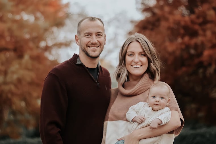 Eric and Hilary with baby Jude