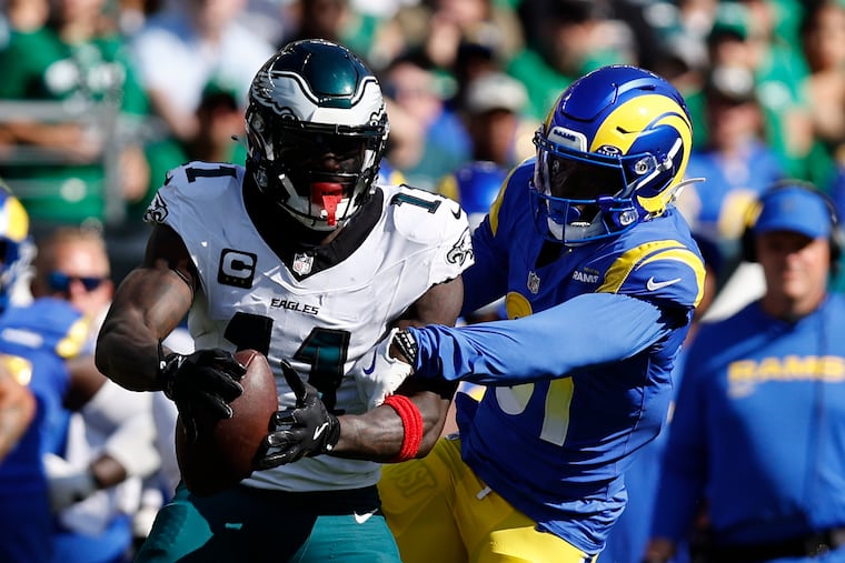 A.J. Brown finally broke out in the second half of last week's win over the Rams.