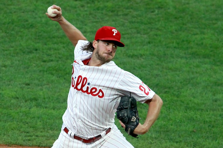 September has been the cruelest month for Phillies starter Aaron Nola.