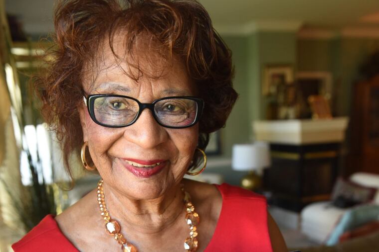 Riletta Cream, in an image taken a year ago at her home. The former Camden County freeholder and educator grew up in Camden and celebrated her 90th birthday last year with a bash to raise money for scholarships for Camden students.