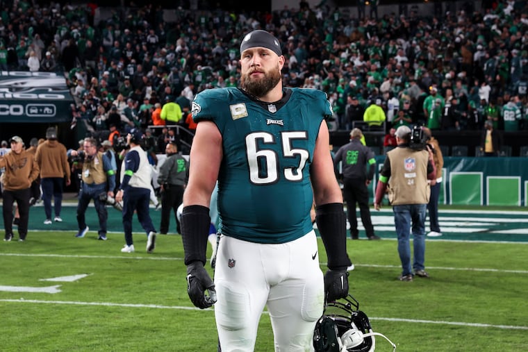 The Eagles will be without tackle Lane Johnson for the foreseeable future.