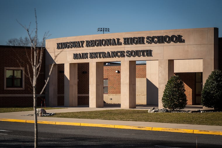 Kingsway Regional High School in Woolwich Township, Gloucester County.