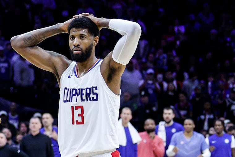 Paul George has worn No. 13 for most of his NBA career. That will change in Philly.