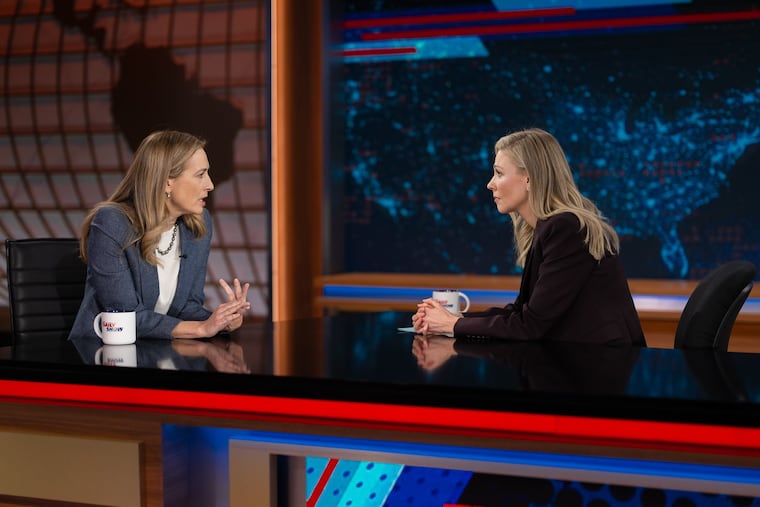 New Jersey Gov. Mikie Sherrill speaks with host Desi Lydic on The Daily Show.