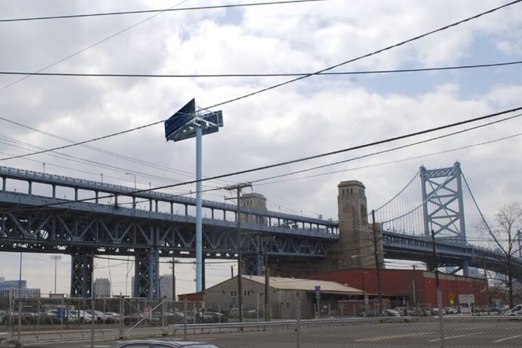 View of Proposed Billboard Location from 608 Point Street.