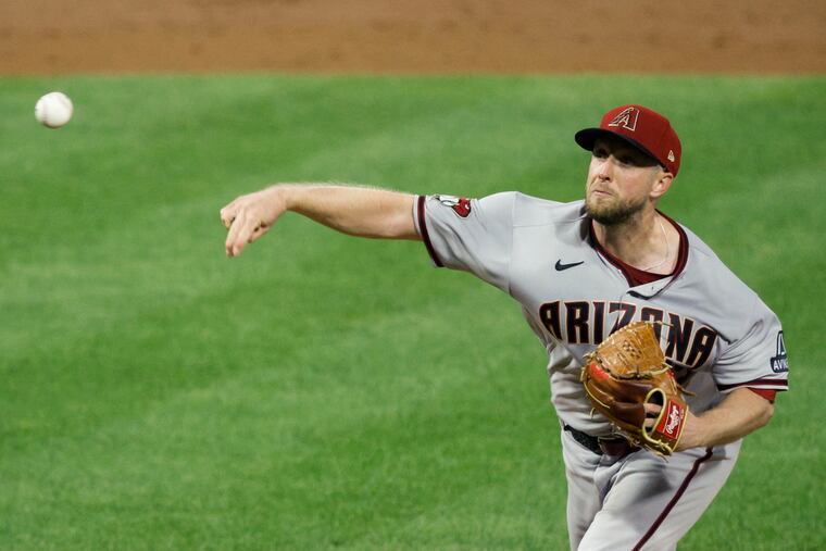 Merrill Kelly said the atmosphere at Citizens Bank Park was "fun".