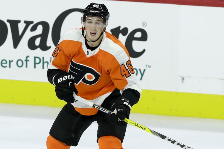 Center Mikhail Vorobyev was impressive during the Flyers’ training camp.