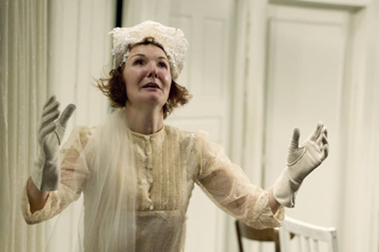 Tina Brock as the Old Woman in Eugene Ionesco's "The Chairs." (Johanna Austin)