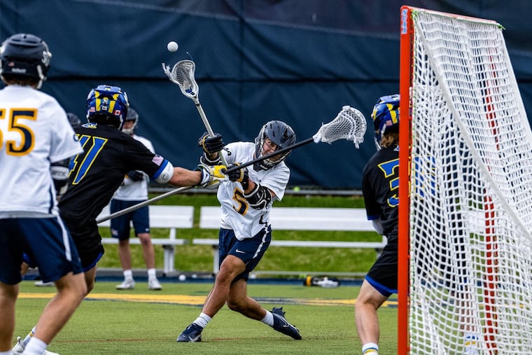 Coming off of a season that saw him named the CAA's Offensive Player of the Year, midfielder Jack Mulcahy (5) is eager to fuel a championship run this season.