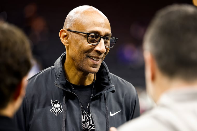 Central Florida coach Johnny Dawkins played for the 76ers from 1989-94.