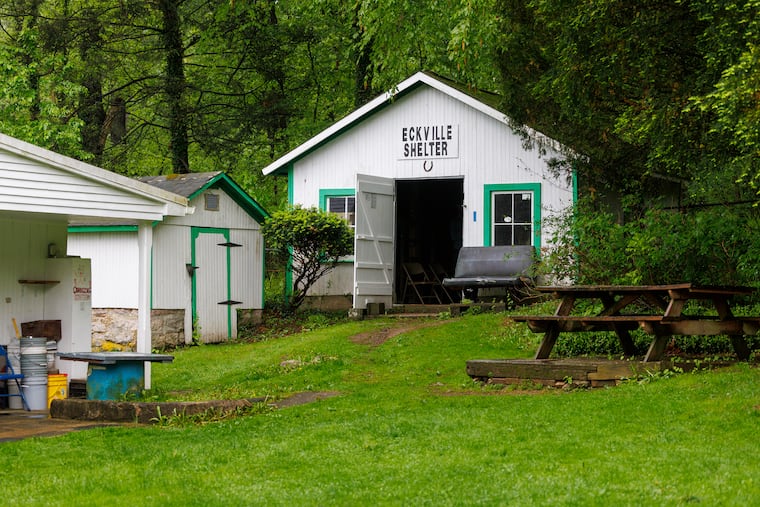 The Eckville Shelter for hikers of Appalachian Trail is one of two Pa. trail shelters being closed by the National Park Service. The Eckville Shelter is located on Hawk Mountain Road in Kempton, Pa.