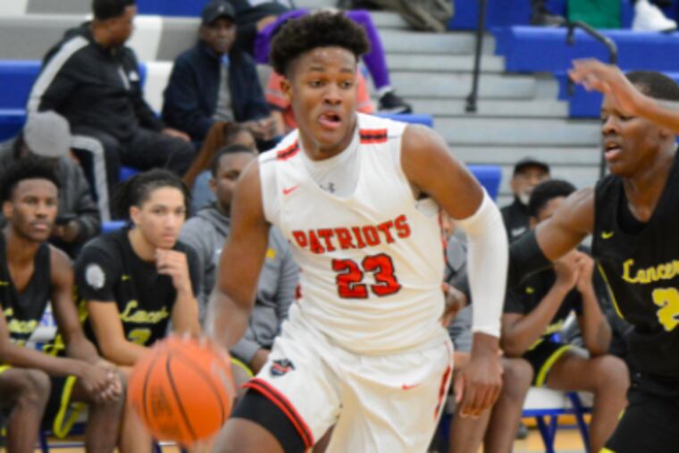 Jordan Longino playing at Germantown Academy