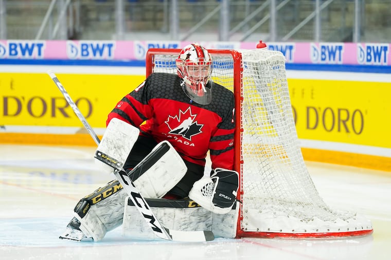 The Flyers traded into Round 2 to draft goalie Carson Bjarnason.