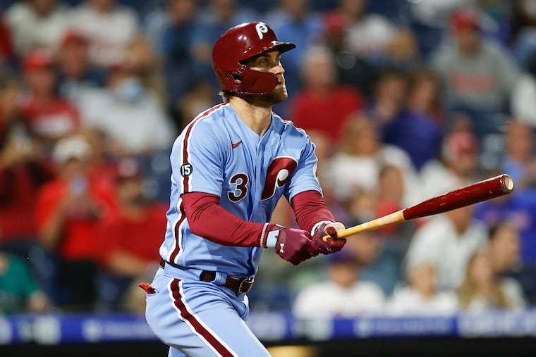 Phillies right fielder Bryce Harper is a solid MVP candidate.
