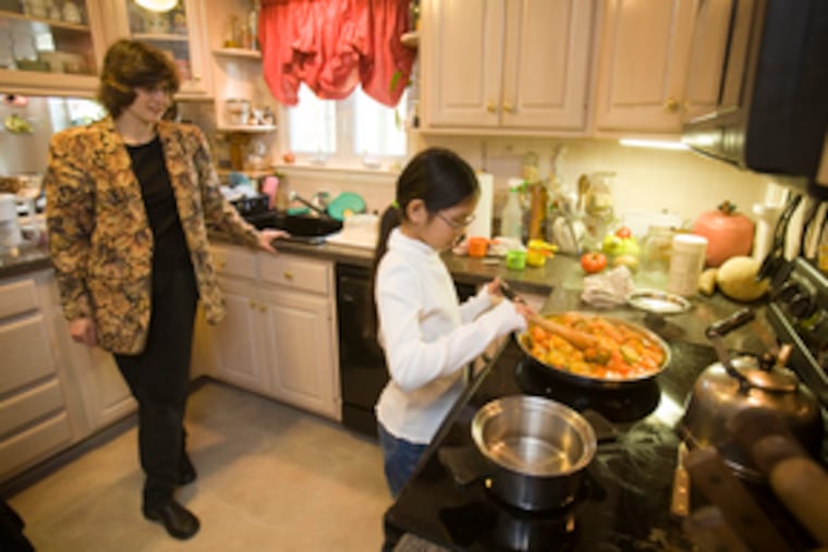 Juliette Foley and her mother, Jeanne Brody, of the Delaware Valley Families With Children From China.